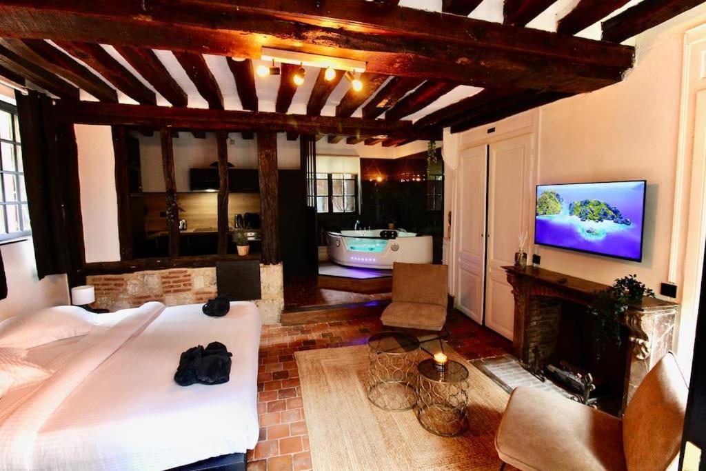 Le Spa Gustave - Sauna, Jacuzzi & Terrasse A Rouen Kültér fotó